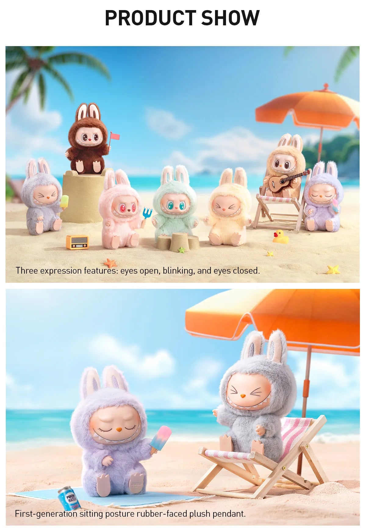 THE MONSTERS - Have a Seat Vinyl Plush Blind Box