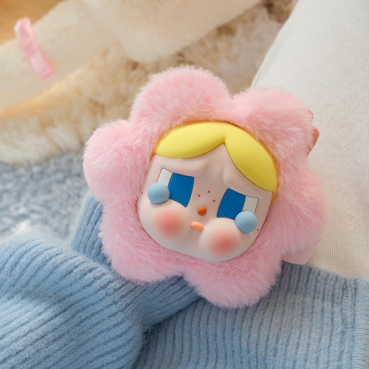 CRYBABY Sad Club Series-Silicone Plush Earphone Bag
