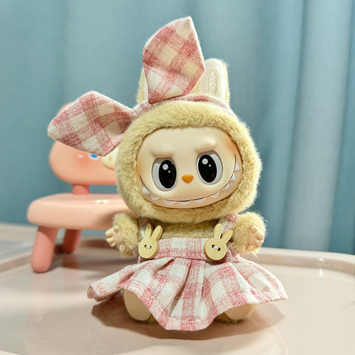 Labubu Clothes Set Outfit - Rabbit Dress (No Dolls)