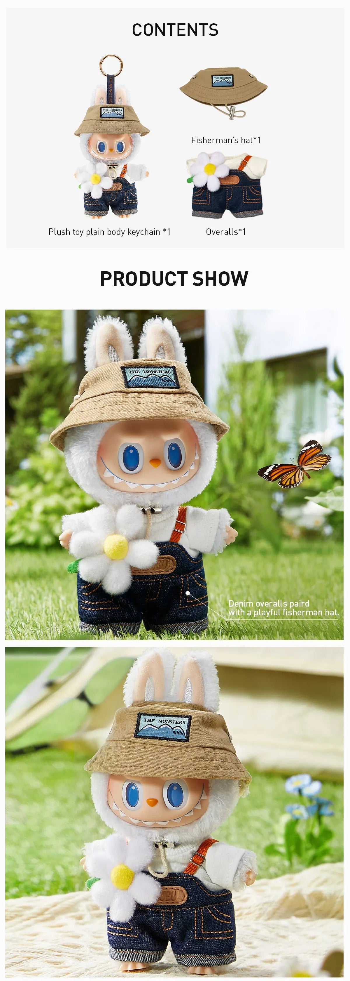 THE MONSTERS FALL IN WILD SERIES-Vinyl Plush Doll