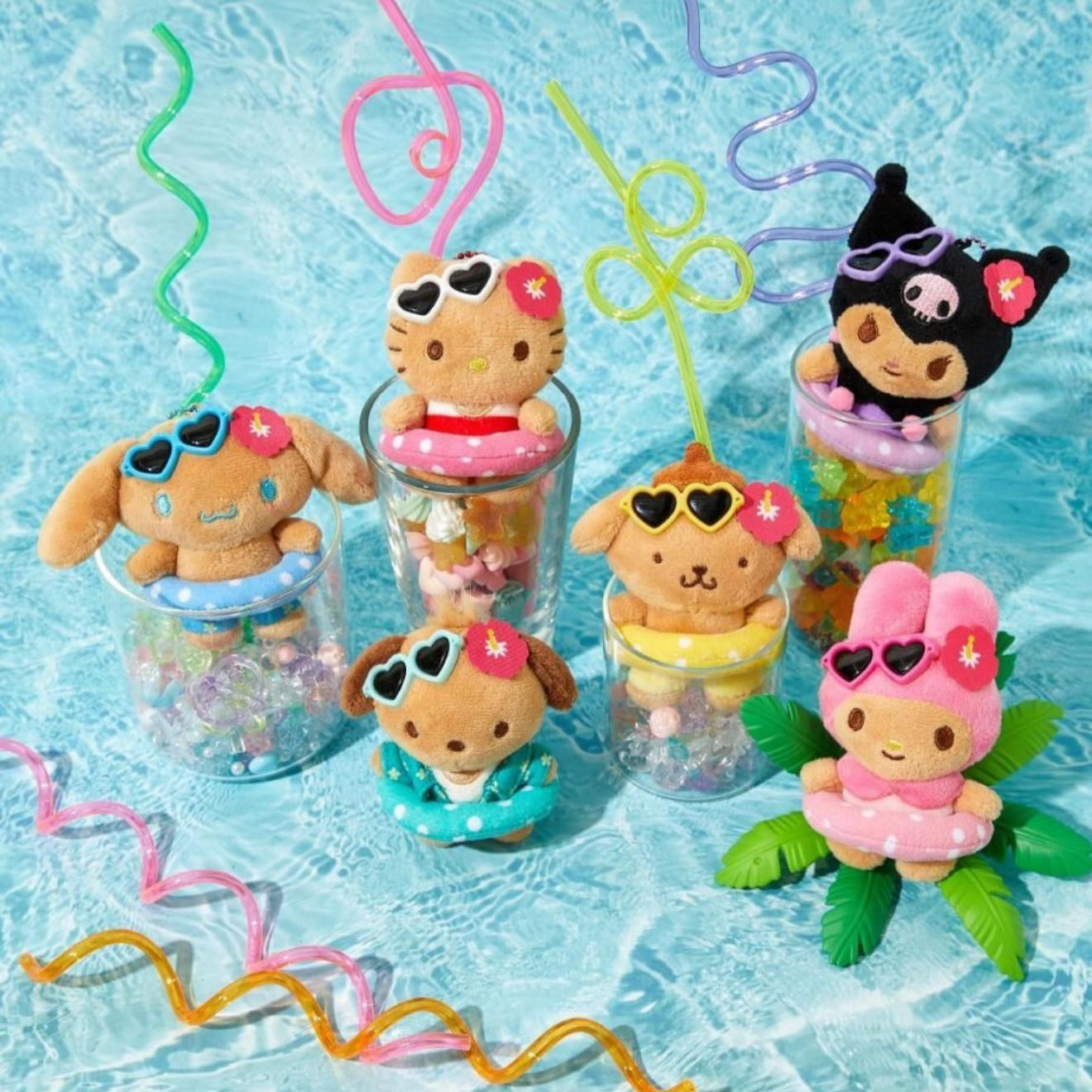 (Pre-Order) Sanrio x Olive Young Tanning Doll Keychain