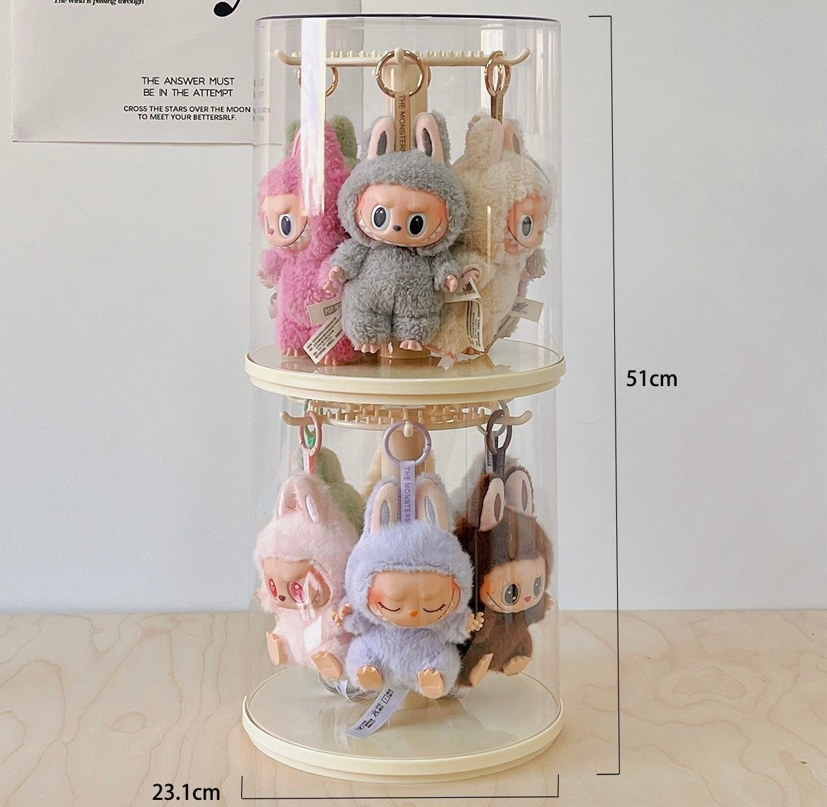 Display Storage for Labubu/Crybaby/Chiikawa
