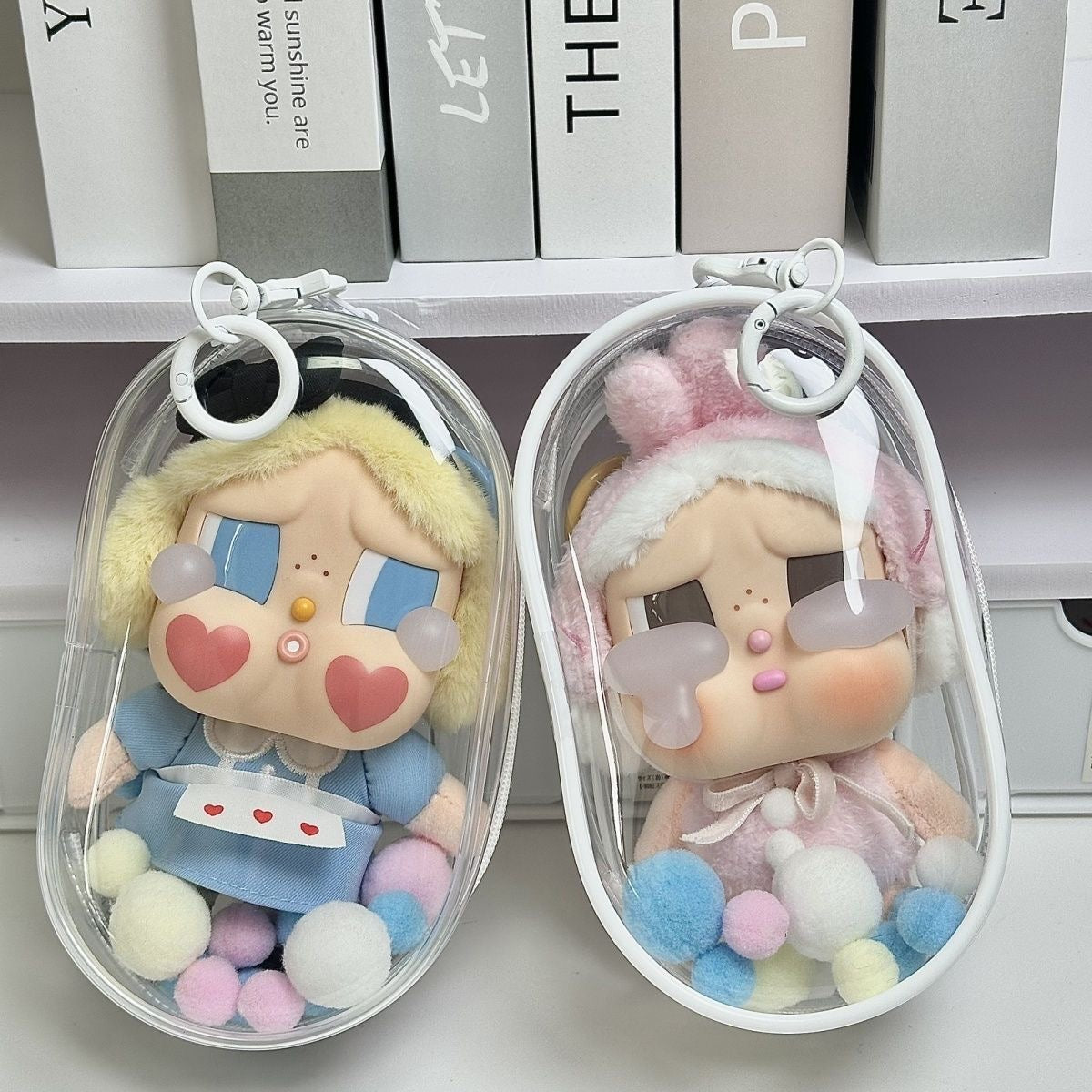 Clear Display Bags for Labubu/Crybaby/Chiikawa