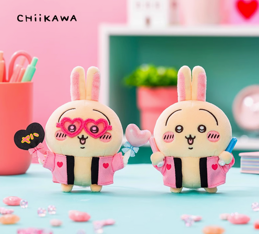 Chiikawa Usagi Plush Doll with Fan / light stick