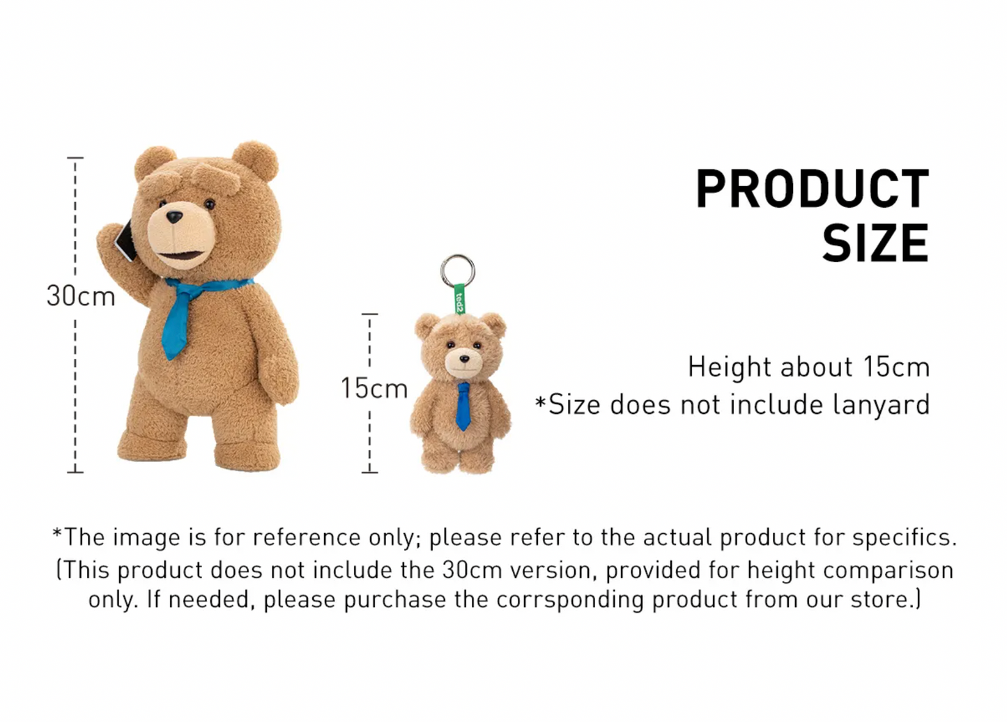 Pop Mart Blind Box - Ted2 Teddy Bear Action Plush Pendant