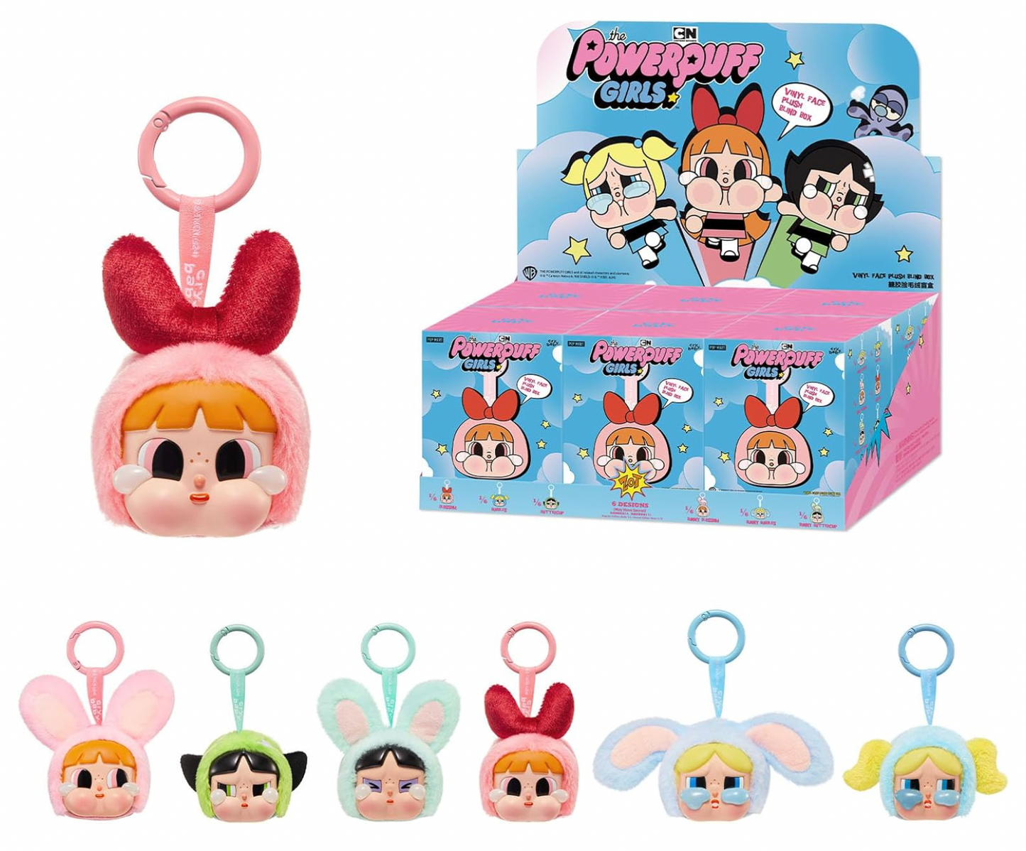 CRYBABY × Powerpuff Girls Series-Vinyl Face Plush Blind Box