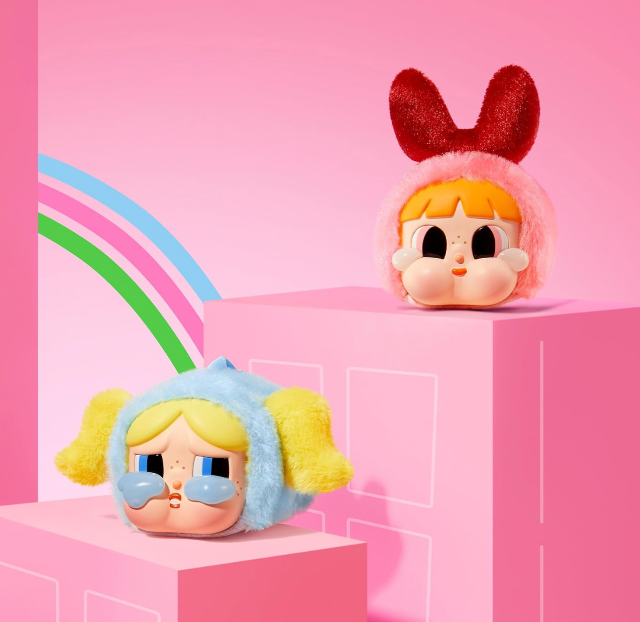 CRYBABY × Powerpuff Girls Series-Vinyl Face Plush Blind Box
