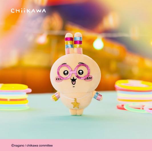 Chiikawa Usagi Glow Stick Plush Doll Keychain