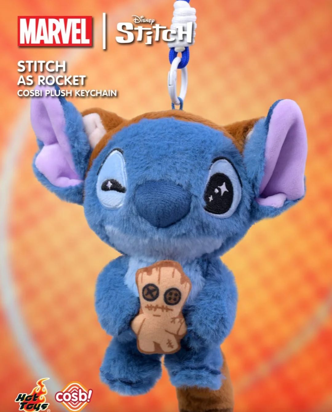 MARVEL STITCH Cosbi Plush Keychain Blind Box Series