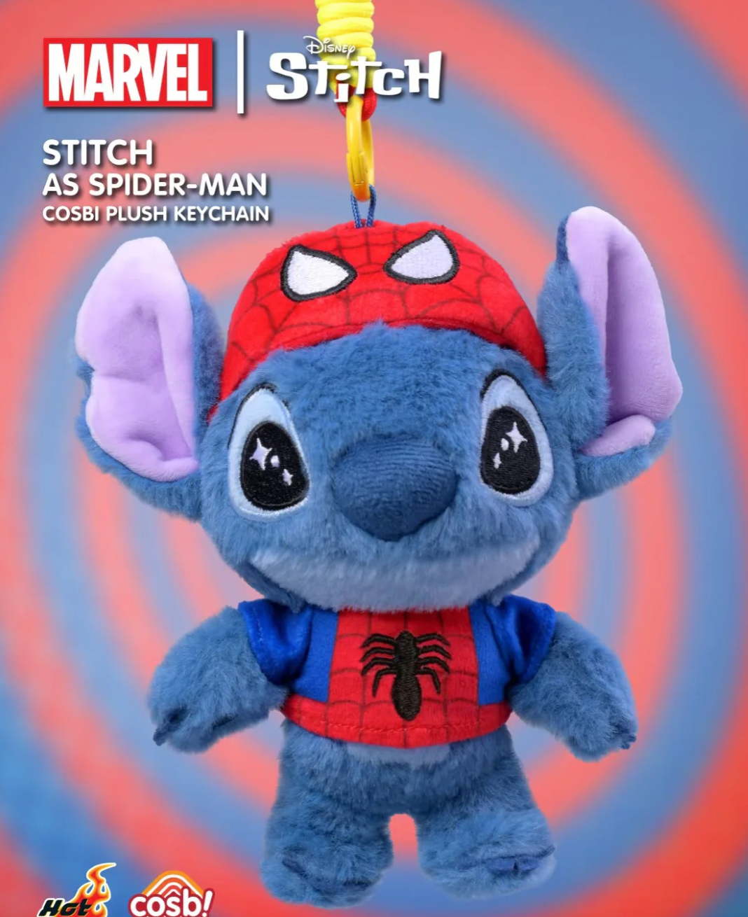 MARVEL STITCH Cosbi Plush Keychain Blind Box Series