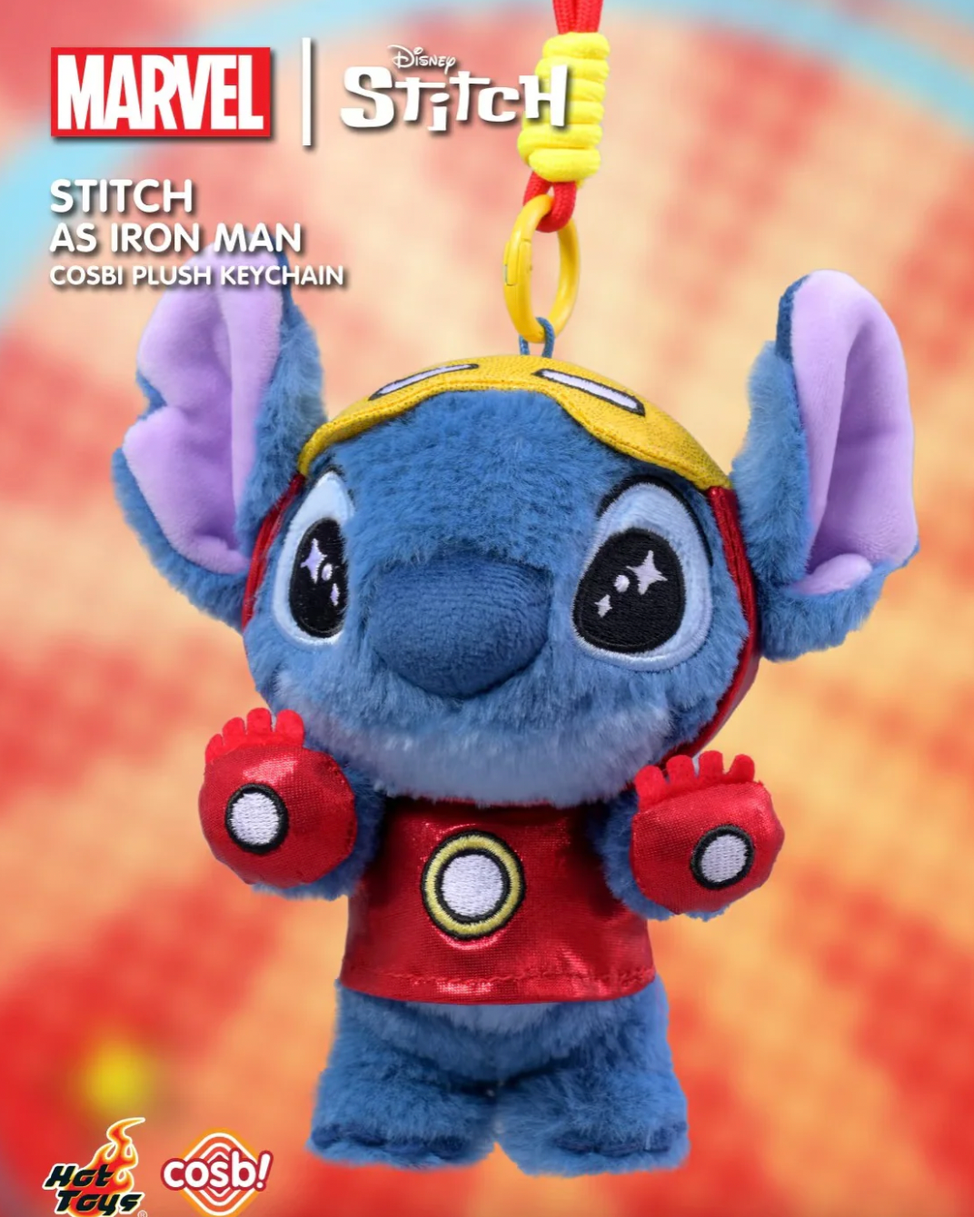 MARVEL STITCH Cosbi Plush Keychain Blind Box Series
