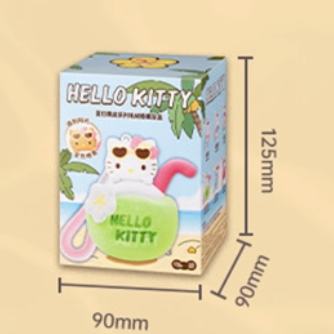 (NEW) Miniso HELLO KITTY Tanning Series Plush Aromatherapy Blind Box
