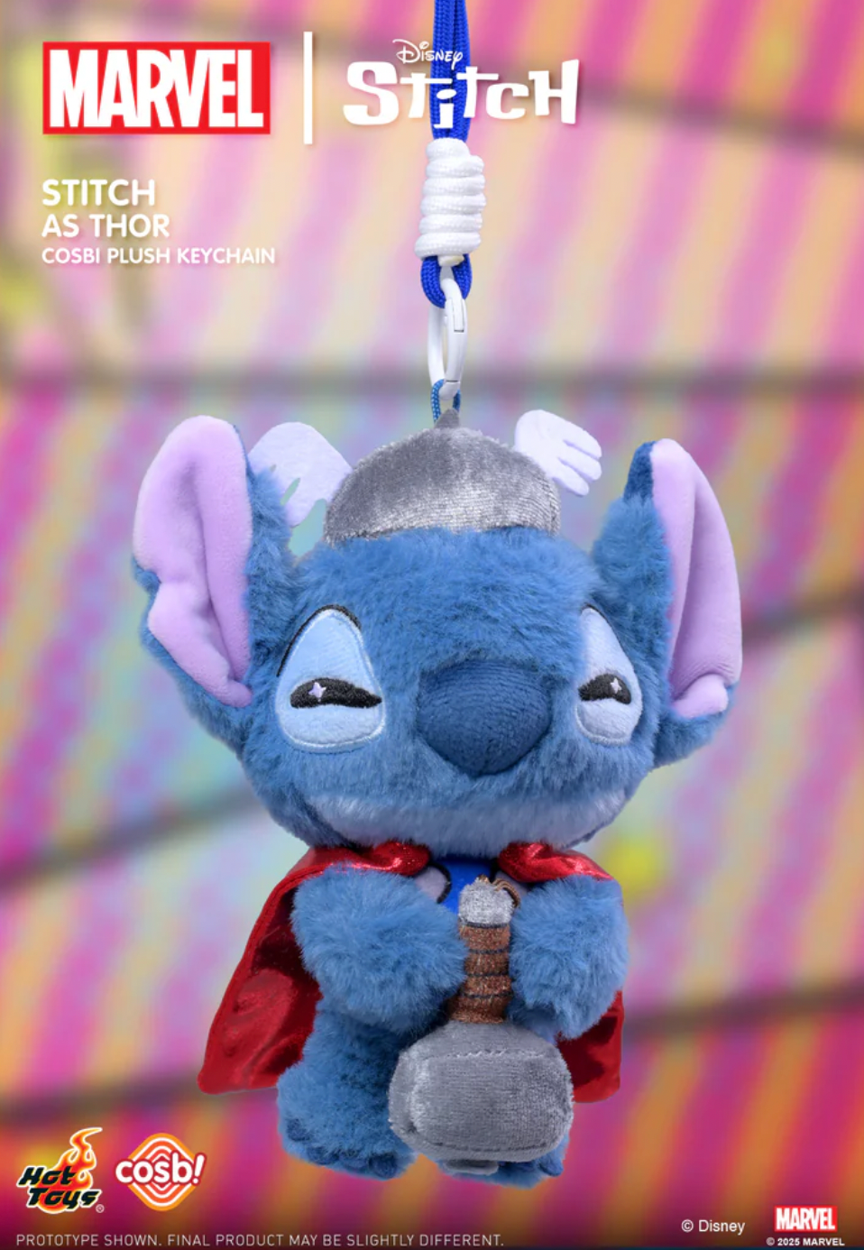 MARVEL STITCH Cosbi Plush Keychain Blind Box Series