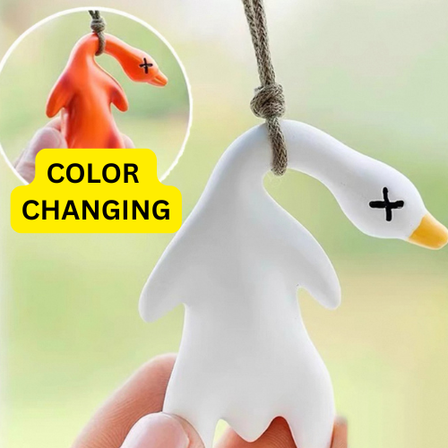 Cute 3D Roast duck Keychain