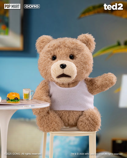 Pop Mart Blind Box - Ted2 Teddy Bear Action Plush Pendant