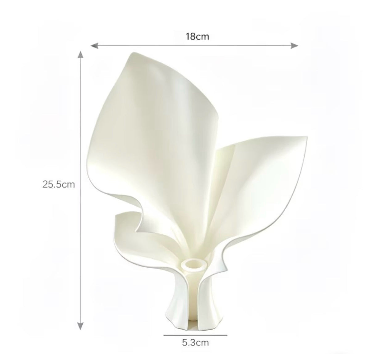 Silk-Like Elegant Flower Vase (3D-Print)