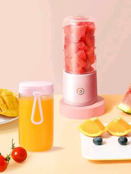 Mini Portable Juice Blender (Individual Blender for Gym Office Home Travel Pink)