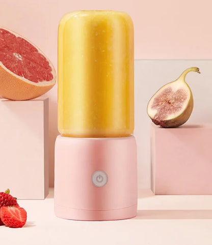 Mini Portable Juice Blender (Individual Blender for Gym Office Home Travel Pink)
