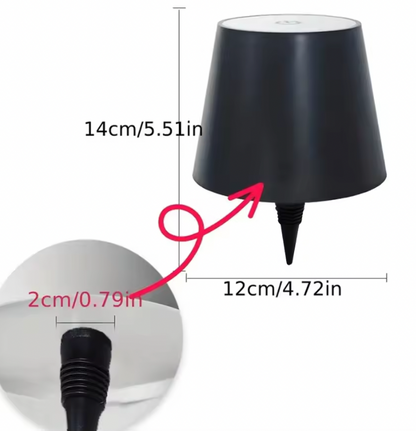 Wireless Bottle Lamp 3-Color Touch Control