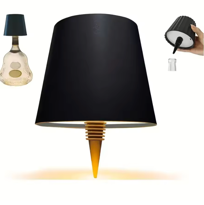 Wireless Bottle Lamp 3-Color Touch Control