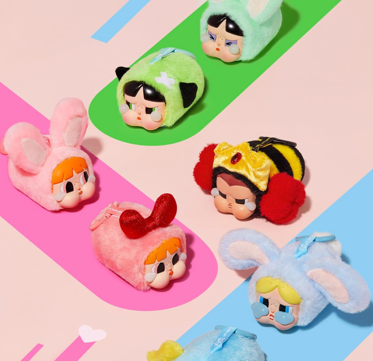 CRYBABY × Powerpuff Girls Series-Vinyl Face Plush Blind Box