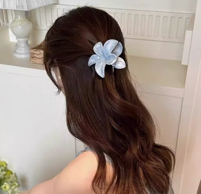 Summer Flower Hair Claw Clips