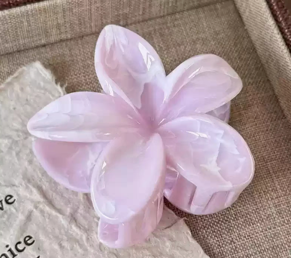 Summer Flower Hair Claw Clips