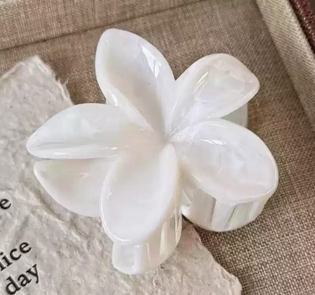 Summer Flower Hair Claw Clips