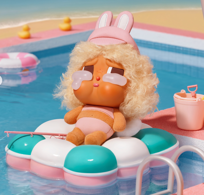 CRYBABY Vacation Mode On Series-Vinyl Plush Pendant Blind Box