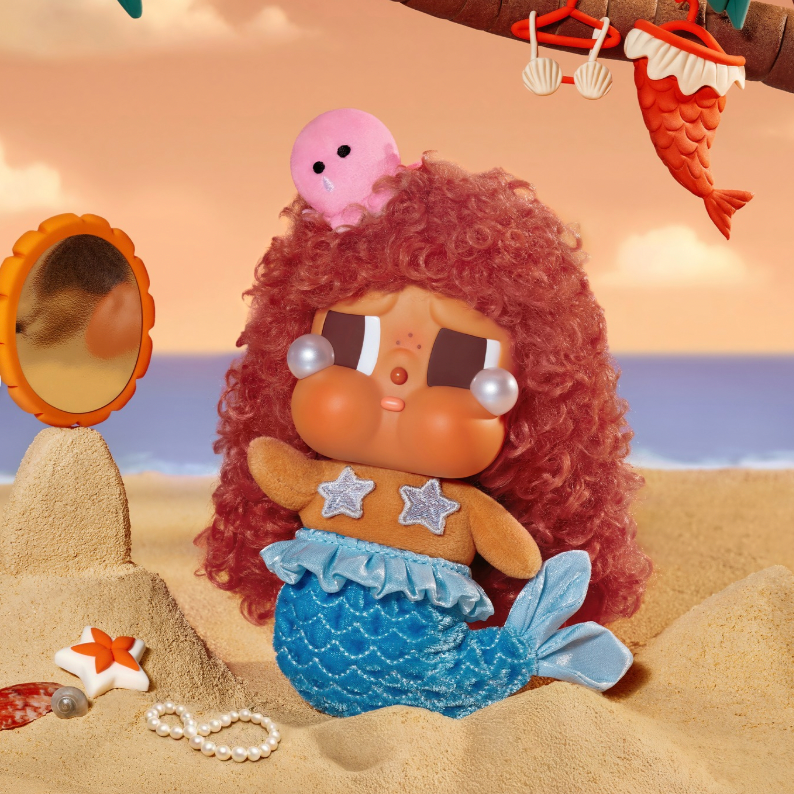 CRYBABY Vacation Mode On Series-Vinyl Plush Pendant Blind Box