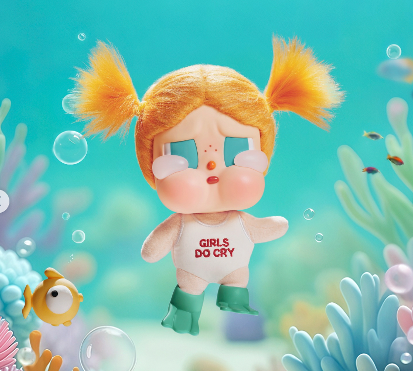 CRYBABY Vacation Mode On Series-Vinyl Plush Pendant Blind Box