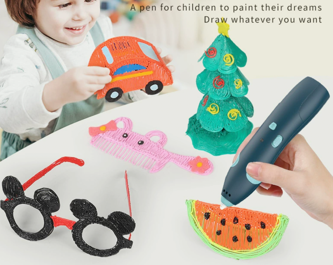 3D Drawing Pen - Easy to Use, Home Art Activity Set, Educational STEM Toy for kids