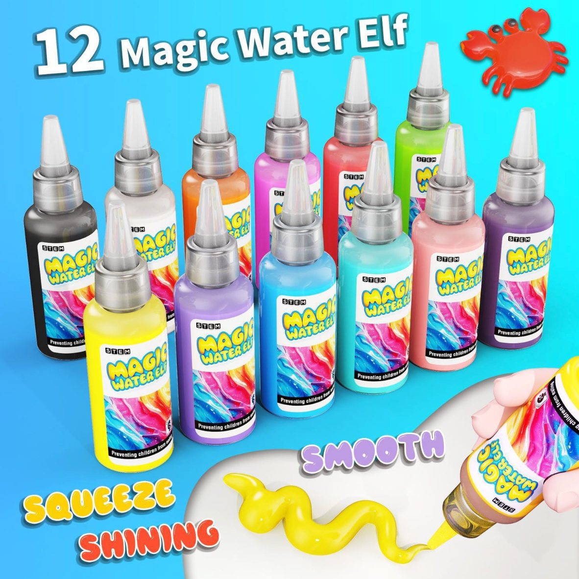 Magic Water - Aqua Fairy Water Gel Kit for Kids - Crate Your Own Magic
