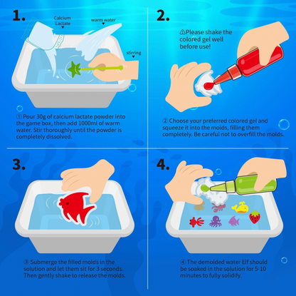 Magic Water - Aqua Fairy Water Gel Kit for Kids - Crate Your Own Magic