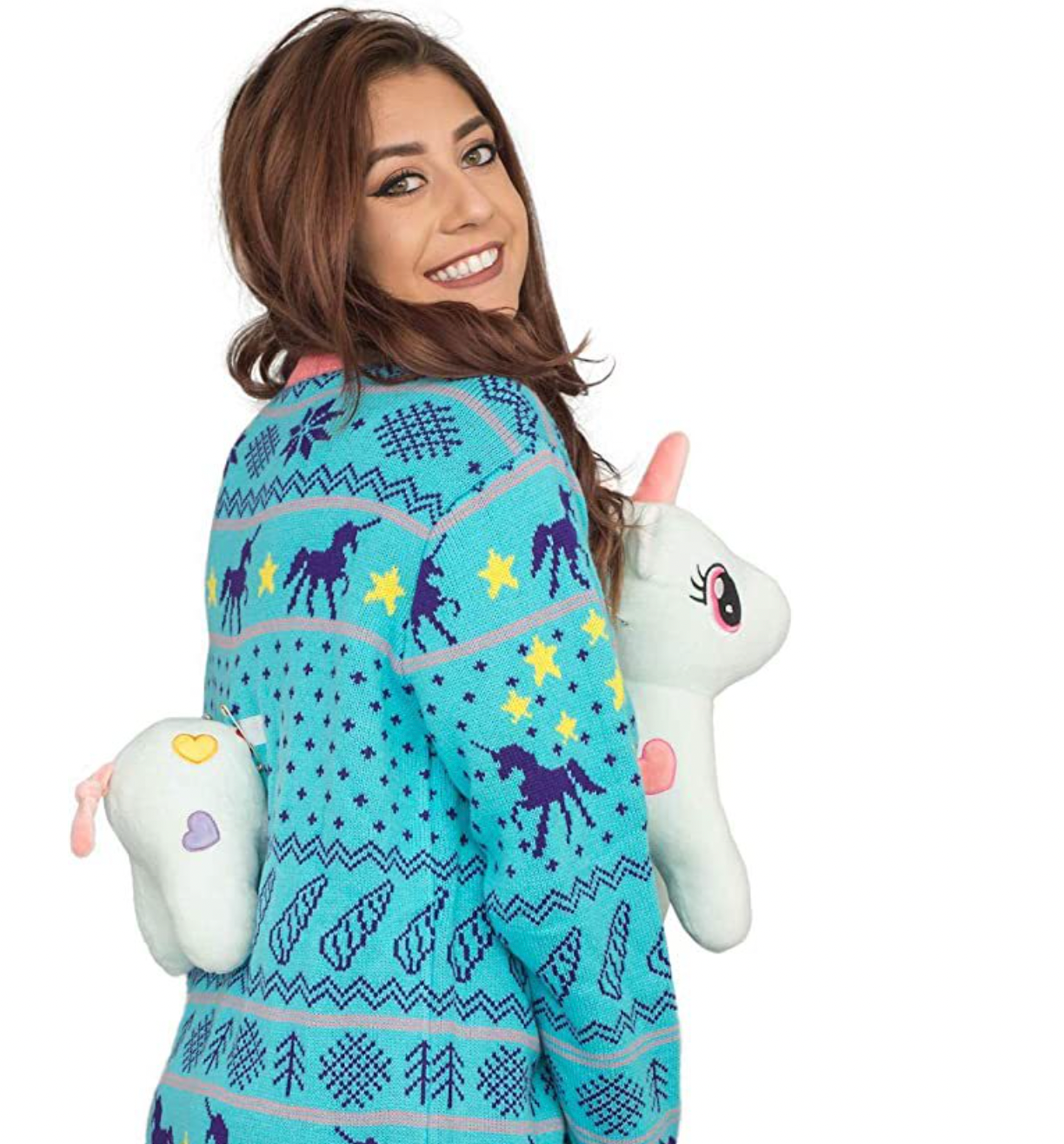 Ugly Christmas Sweater - 3D Unicorn (Unisex)