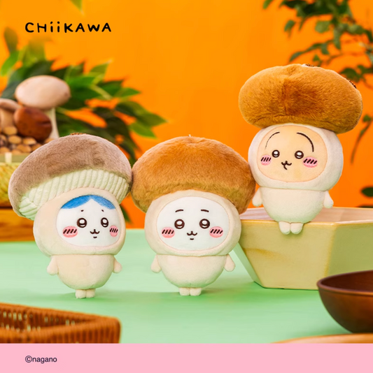 Chiikawa Mushroom Plush Doll