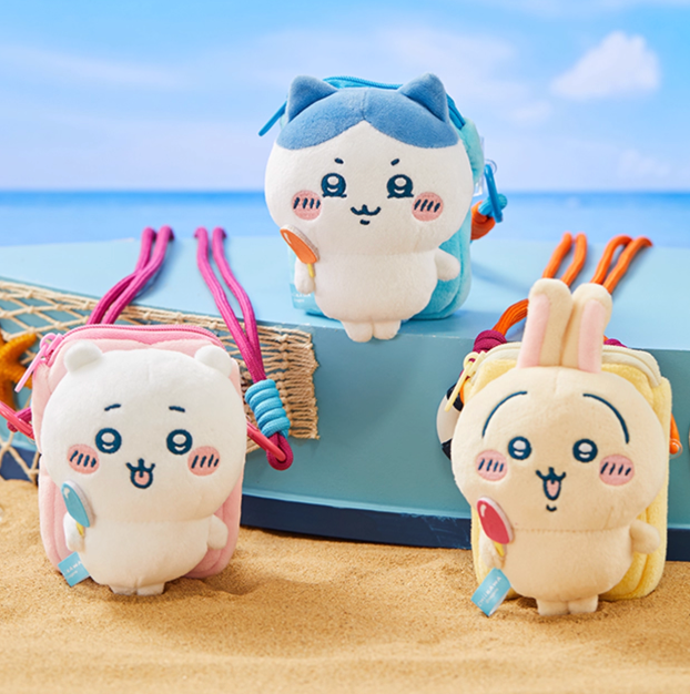 Chiikawa Phone Case + Bag + Plush doll (Miniso)