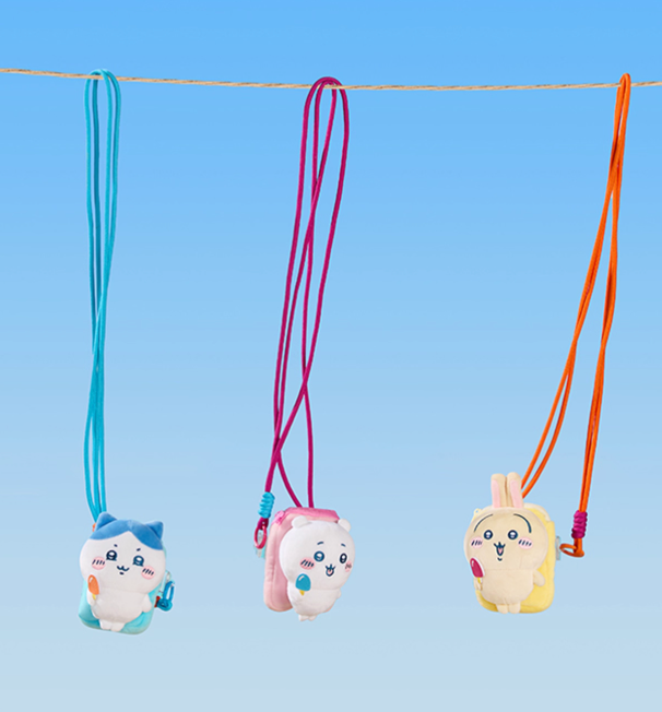 Chiikawa Phone Case + Bag + Plush doll (Miniso)