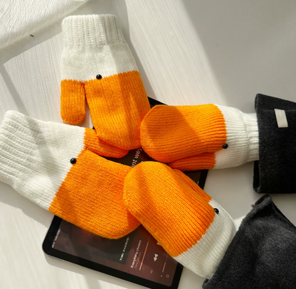 Warm gloves - Duck / Crocodile