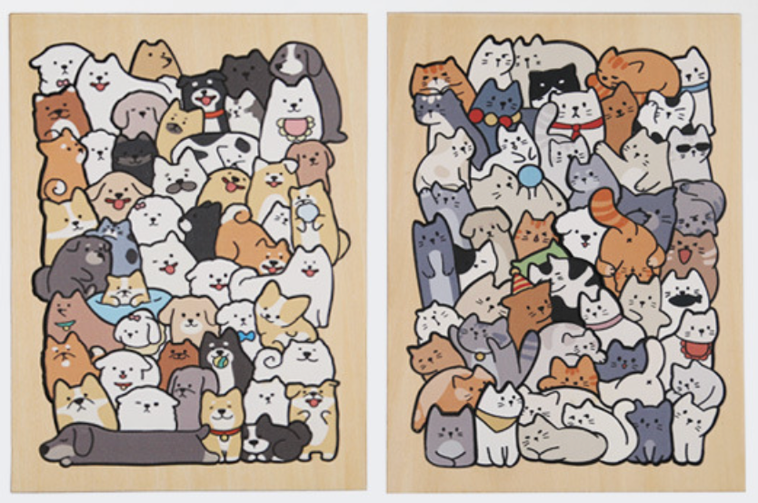 Jigsaw Puzzle - Cat / Dog
