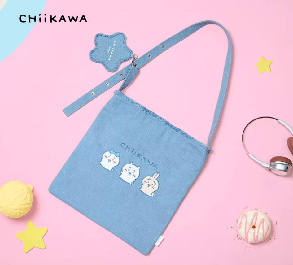 Chiikawa Demin Tote Bag