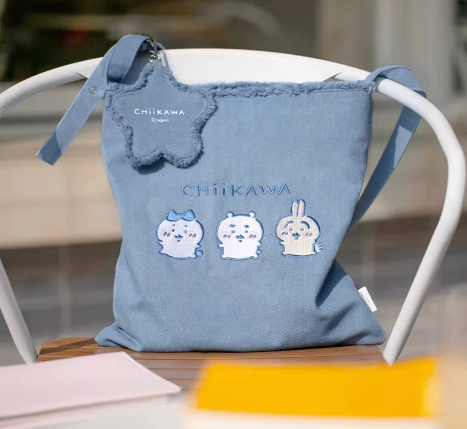 Chiikawa Demin Tote Bag