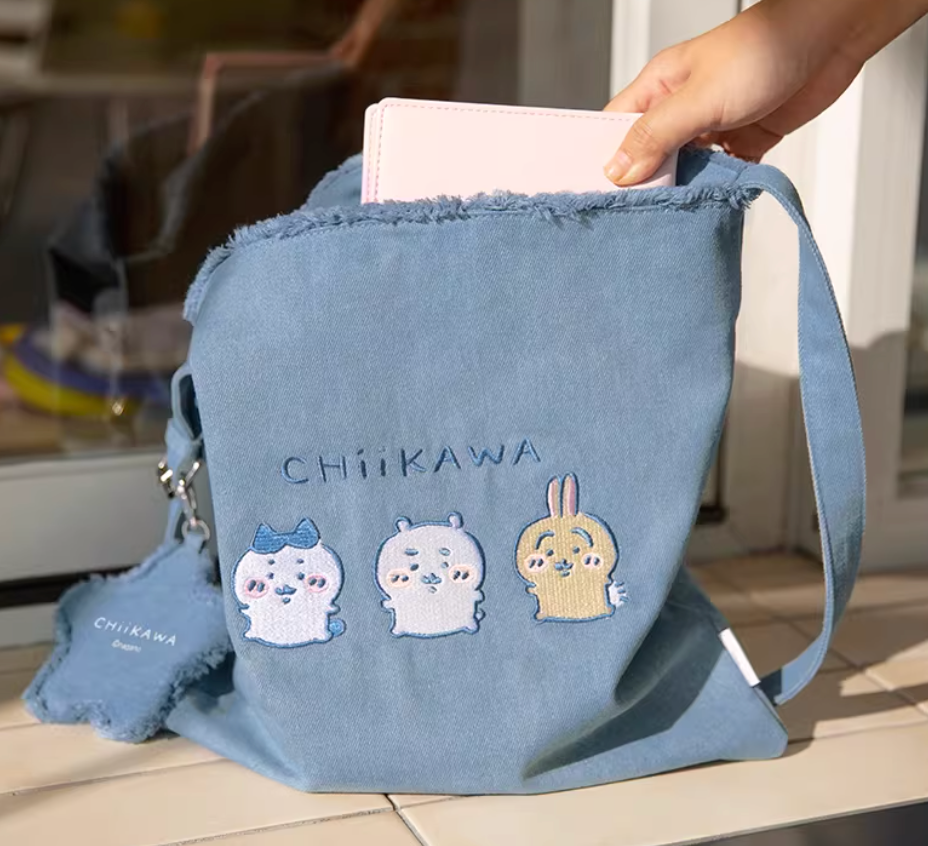 Chiikawa Demin Tote Bag