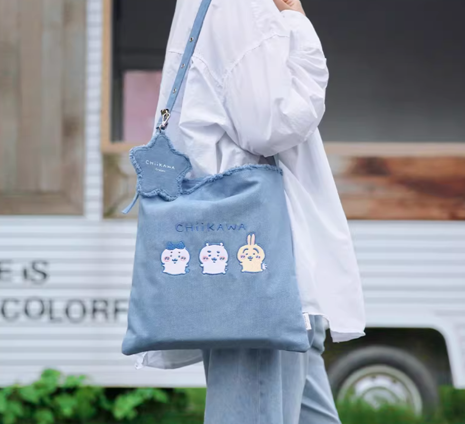 Chiikawa Demin Tote Bag
