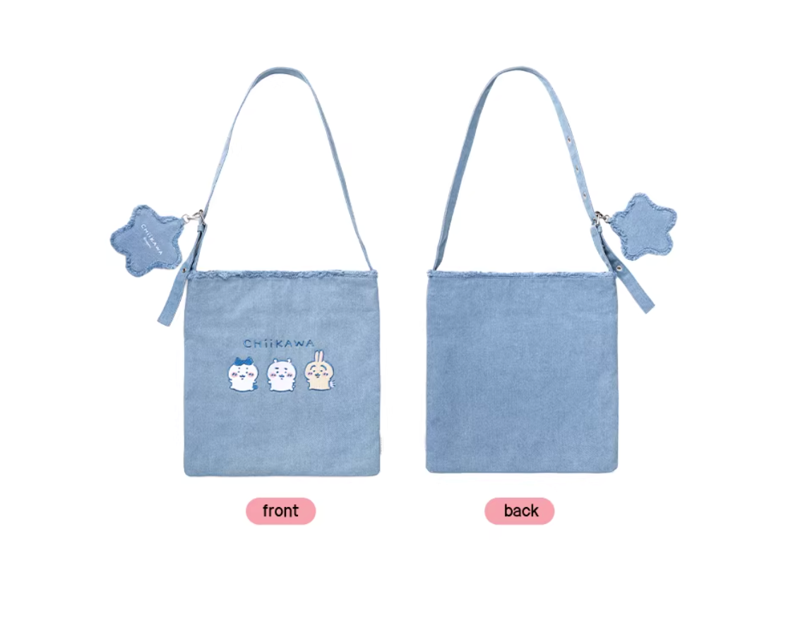 Chiikawa Demin Tote Bag