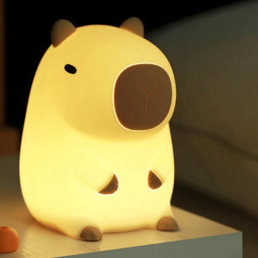 Capybara Squishy Night Light - Perfect Gift 🎁