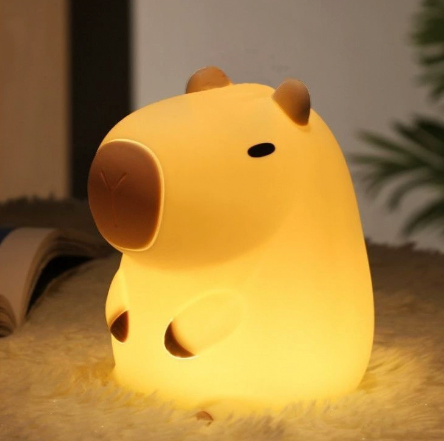Capybara Squishy Night Light - Perfect Gift 🎁