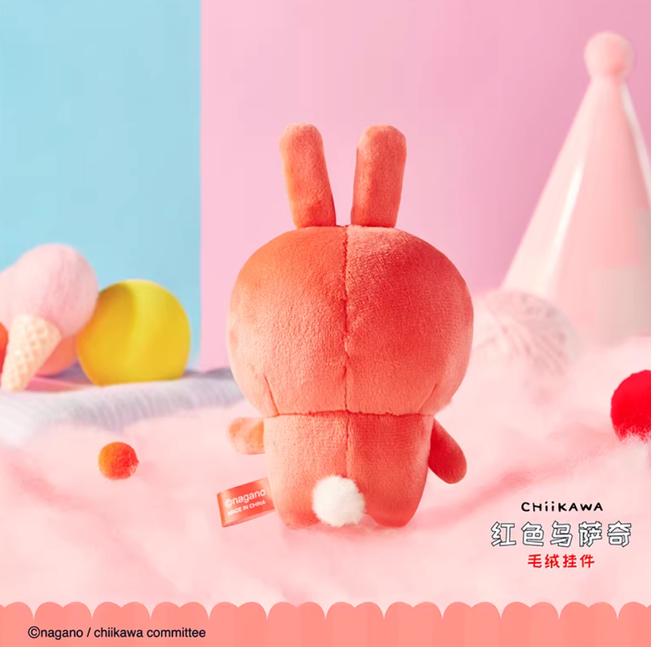 Chiikawa Red Usagi Plush Doll (Limited)