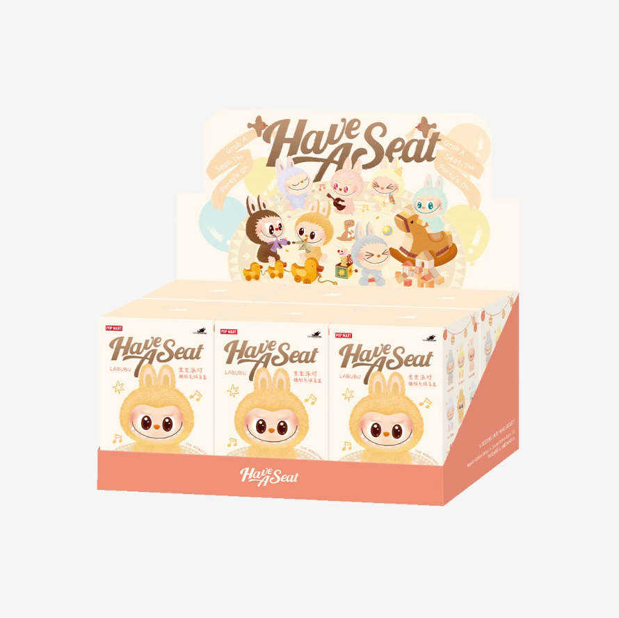 LABUBU 2.0 - THE MONSTERS Have a Seat Vinyl Plush Blind Box