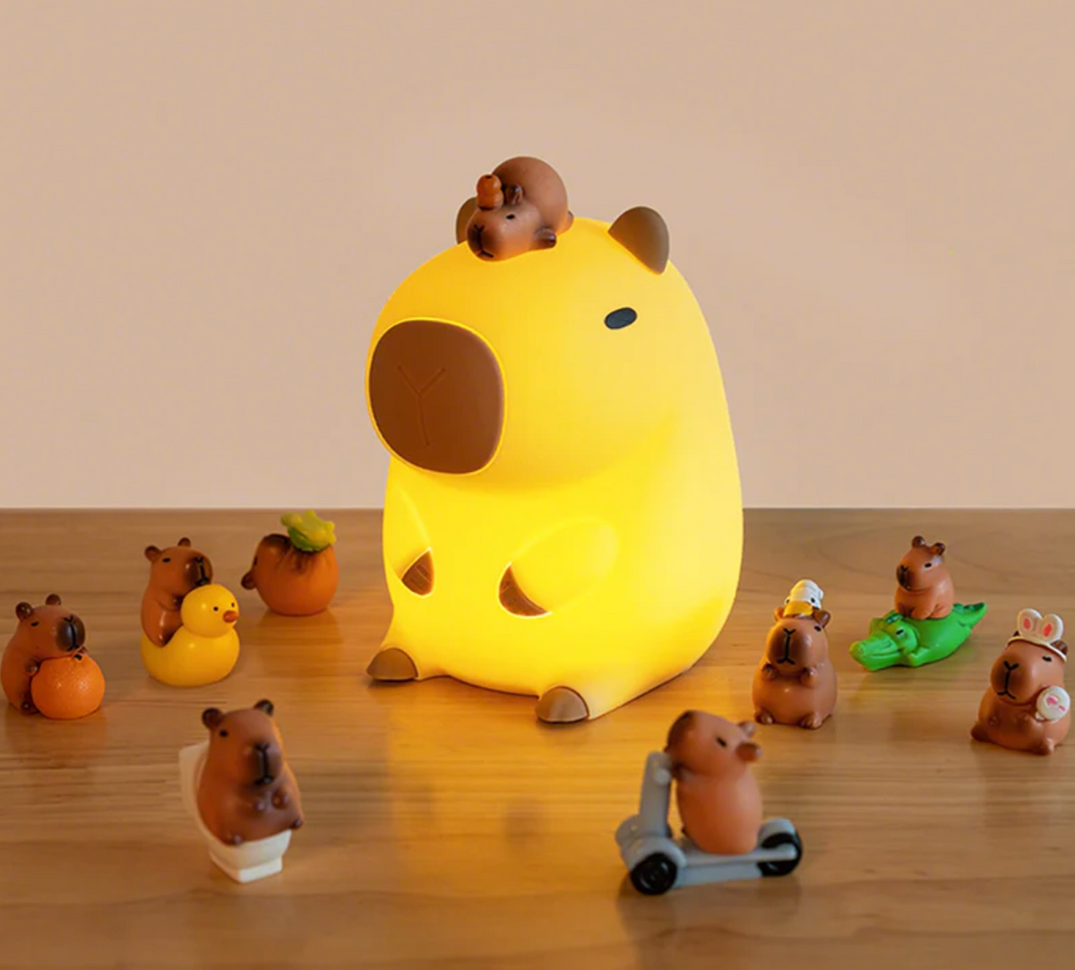 Capybara Squishy Night Light - Perfect Gift 🎁